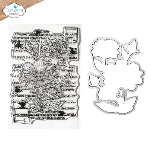 Elizabeth Craft Designs - Summer flower Stamp and Die Set