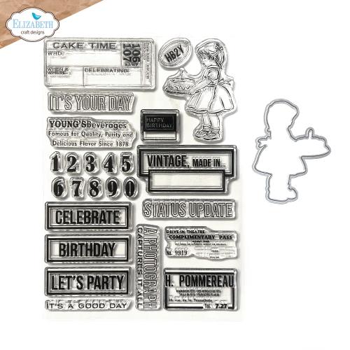 Elizabeth Craft Designs - Celebrations 2 Stamp and Die Set