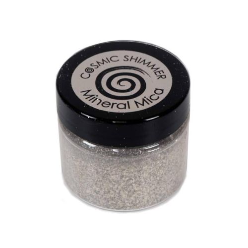 Cosmic Shimmer Mineral Mica Bianco Silver 50ml