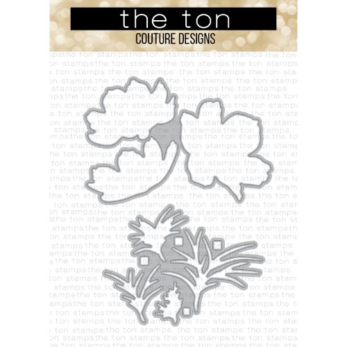 The Ton Stamps - Charming Cosmos Coordinating Dies 