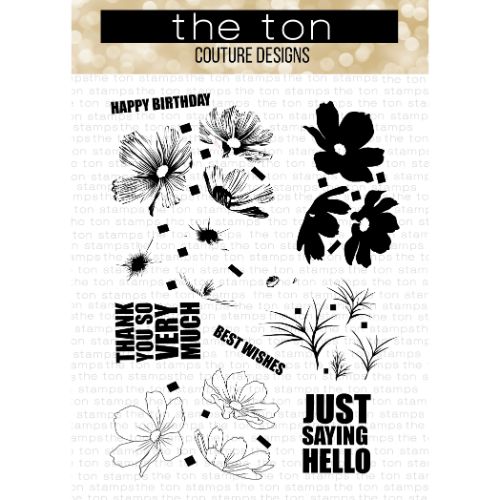 The Ton Stamps - Charming Cosmos  - Postage as per Actual