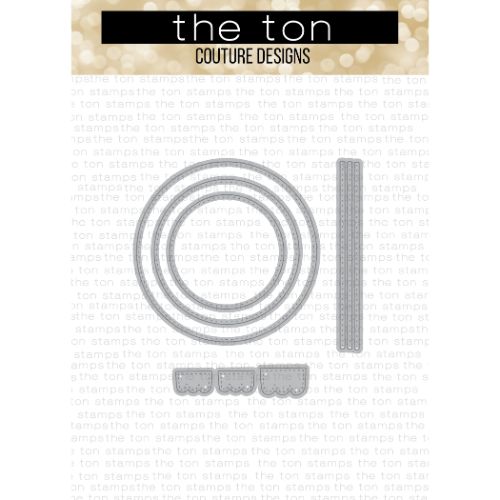 The Ton Stamps - Confetti Shapes Circle Coordinating Dies 