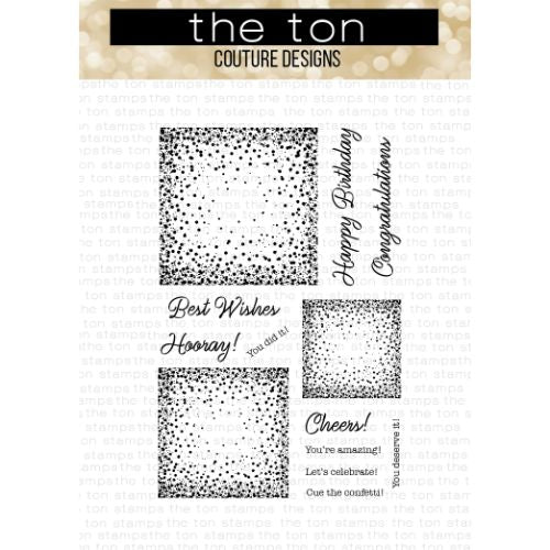 The Ton Stamps - Confetti Shapes Square 
