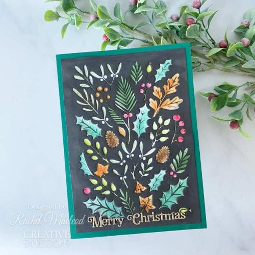 Creative Expressions Winter Foliage 5 in x 7 in 3D Embossing Folder