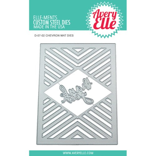Avery Elle - Die: Chevron Mat Elle-ments 