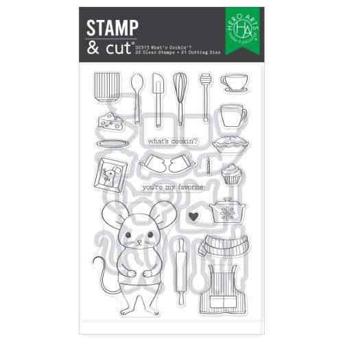 Hero Arts - What's Cookin'? Stamp & Cut Set