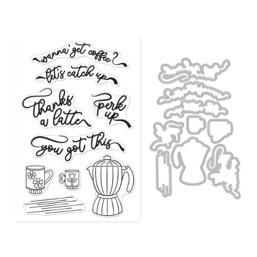 Hero Arts - Perk Up Stamp & Cut Set