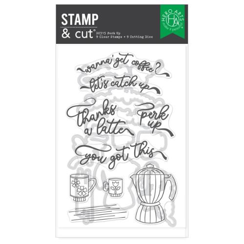 Hero Arts - Perk Up Stamp & Cut Set