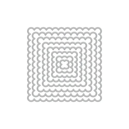 Hero Arts - Square Scallop Infinity Nesting Dies