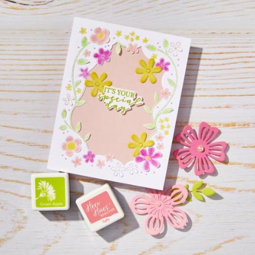 Hero Arts - Floral Window Die Set from the Spring Whimsy Collection