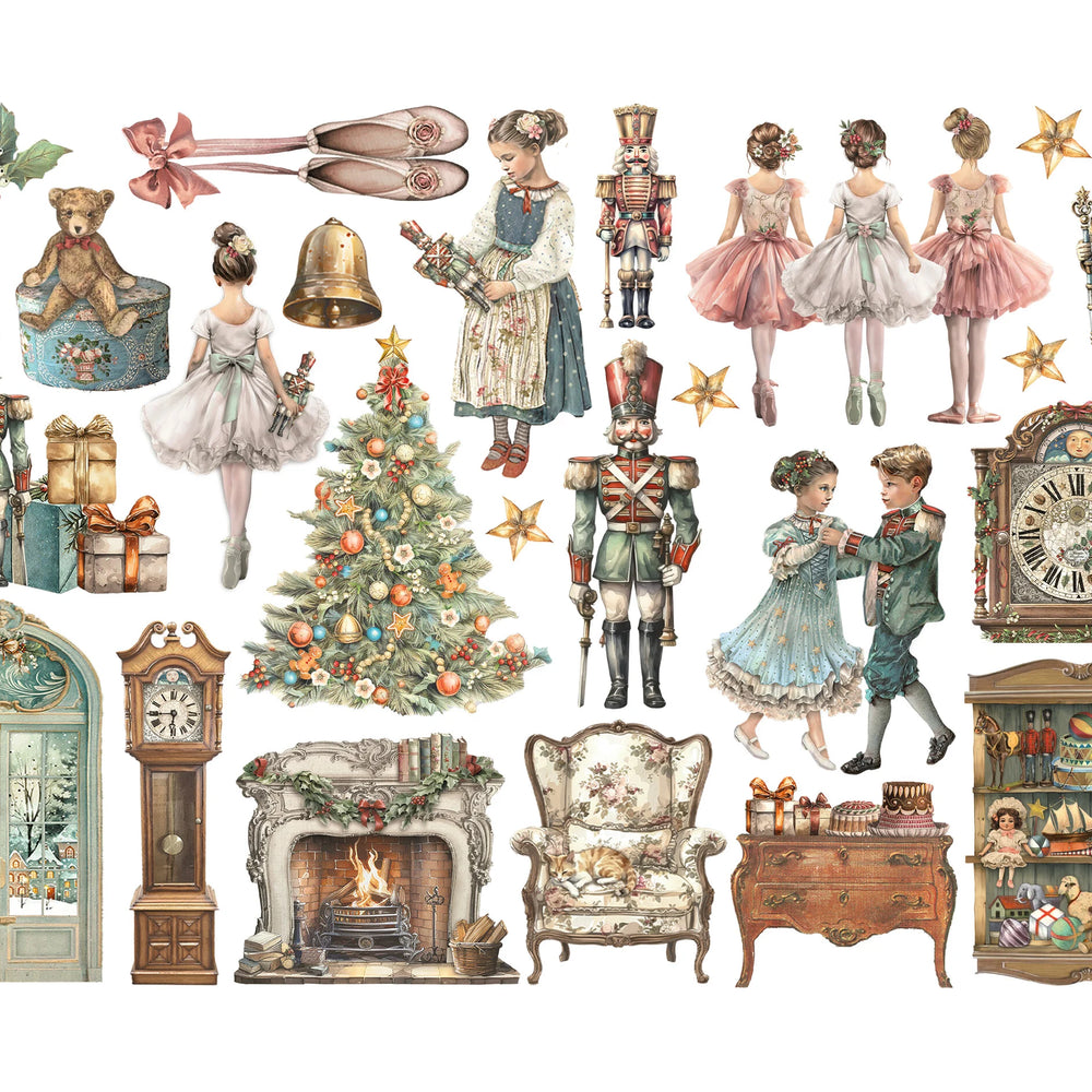 Stamperia The Nutcracker Ephemera (24pcs) (DFLCT51)