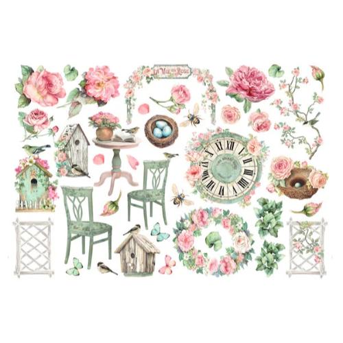 Stamperia House of Roses Ephemera (37pcs) (DFLCT62)