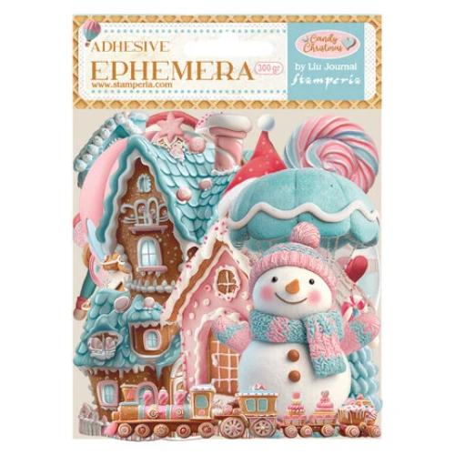 Stamperia - Candy Christmas Adhesive Ephemera from the Candy Christmas Collection