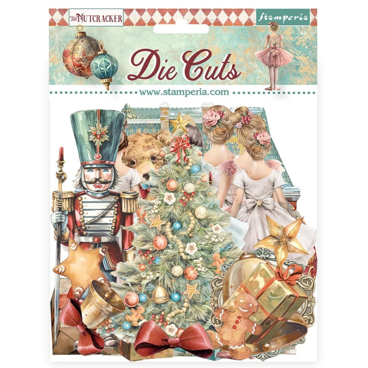 Stamperia The Nutcracker Die Cuts Assorted (44pcs) (DFLDC103)