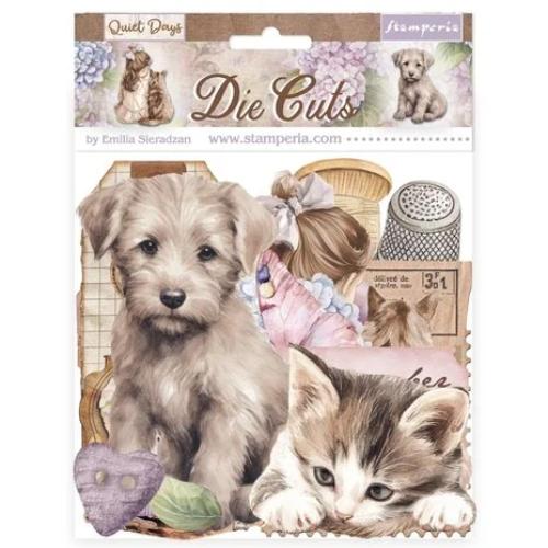 Stamperia Quiet Days Die Cuts Assorted (36pcs) (DFLDC122)