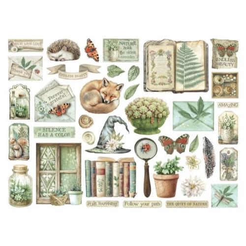 Stamperia Herbarium Silvae Die Cuts Assorted (40pcs) (DFLDC123)