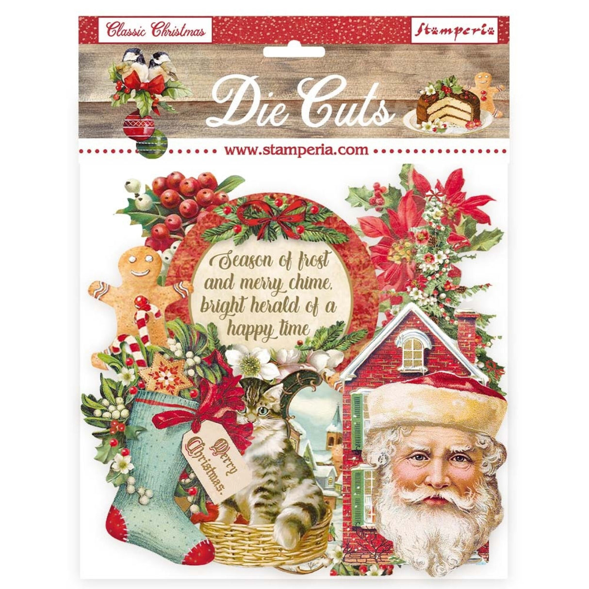 Stamperia Classic Christmas Die Cuts (38pcs)
