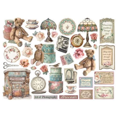 Stamperia Brocante Antiques Die Cuts Assorted (35pcs)