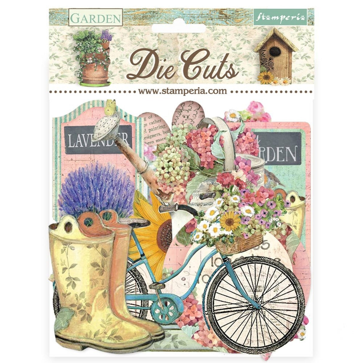 Stamperia Garden Die Cuts Assorted (45pcs) (DFLDC97)