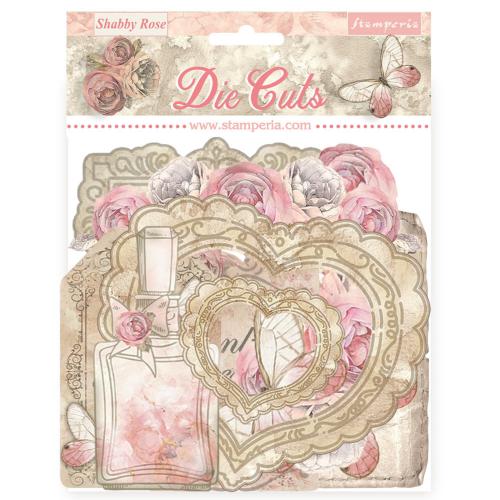 Stamperia Shabby Rose Die Cuts Assorted (42pcs) (DFLDC99)
