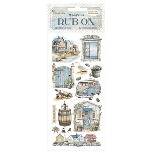 Stamperia Silent Sea Rub-On 4x8,5 Inch Landscape (DFLRB157)
