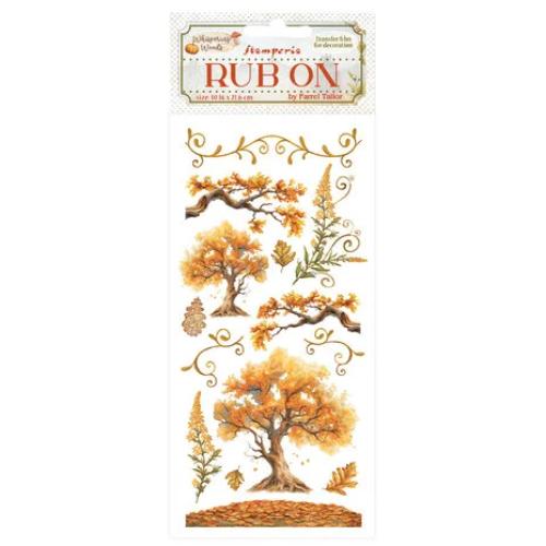 Stamperia Whispering Woods Rub-On 4x8,5 Inch Oak (DFLRB188)