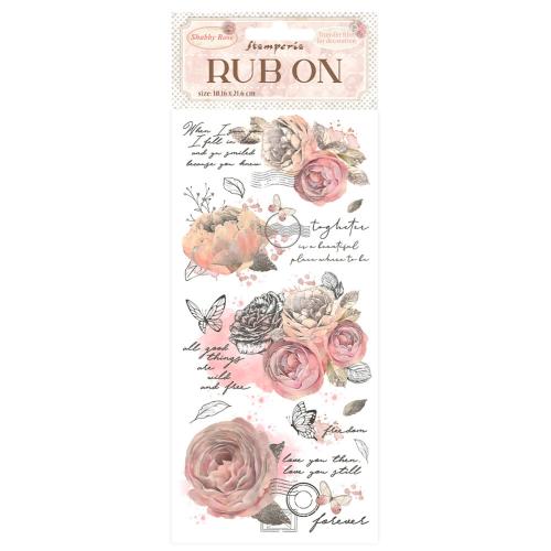 Stamperia Shabby Rose Rub-On 4x8,5 Inch (DFLRB93)