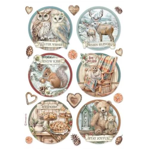 Stamperia The Owl's House A4 Rice Paper Selection (6pcs) (DFSA4XOH)