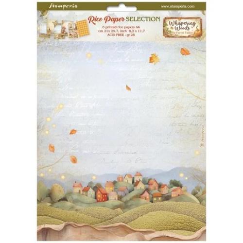 Stamperia Whispering Woods A4 Rice Paper Selection (6pcs) (DFSA4XWW)