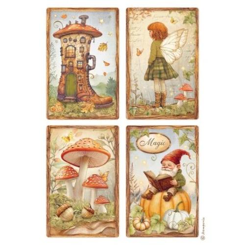 Stamperia Whispering Woods A4 Rice Paper Selection (6pcs) (DFSA4XWW)
