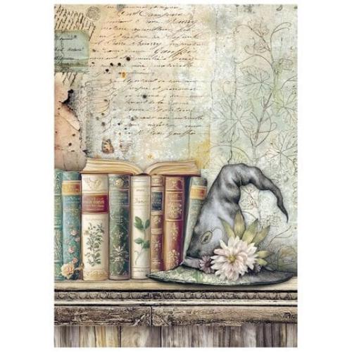 Stamperia Herbarium Silvae A6 Mini Rice Paper (8pcs) (DFSA6X02)