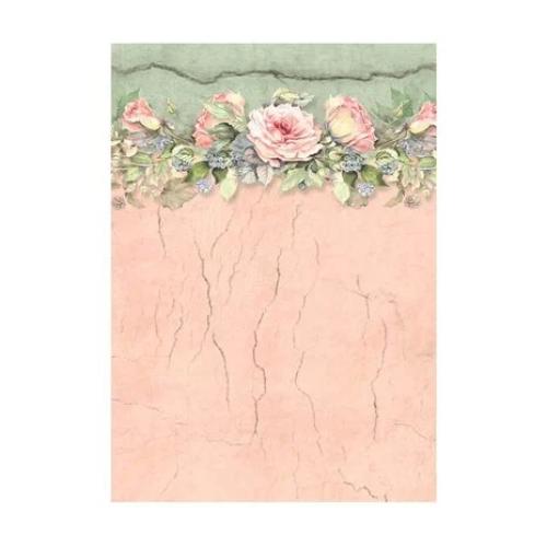 Stamperia House of Roses A6 Rice Paper Backgrounds (8pcs) (DFSAK6039)