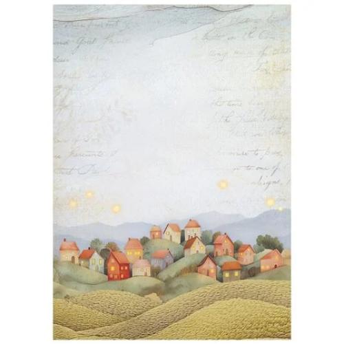 Stamperia Whispering Woods A6 Rice Paper Backgrounds (8pcs) (DFSAK6045)