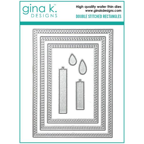 Gina K Designs - DIE- Double Stitched Rectangles