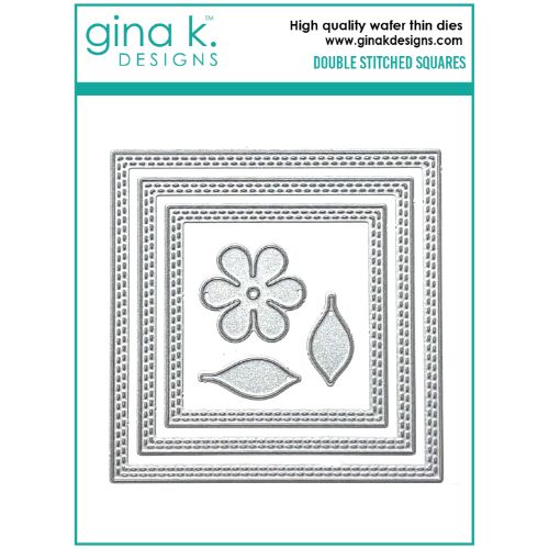 Gina K Designs - DIE- Double Stitched Squares