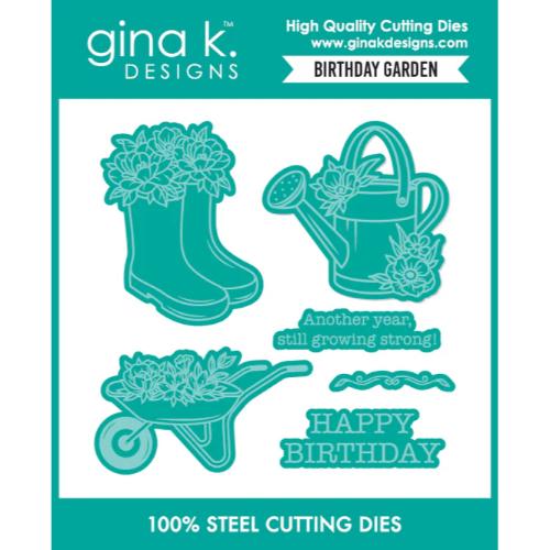 Gina K Designs DIE- Birthday Garden