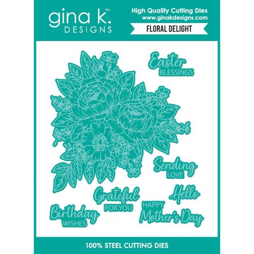 Gina K Designs DIE- Floral Delight