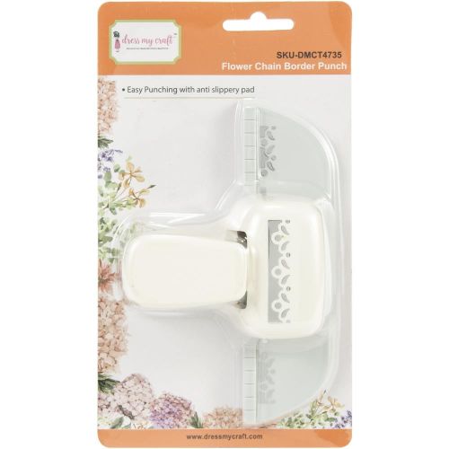 Dress My Craft Punch Flower Chain Border