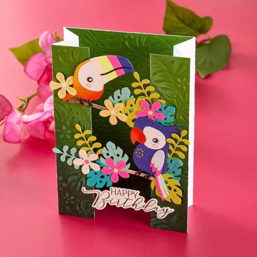 Spellbinders - Tropical Friends - Small Die of the Month