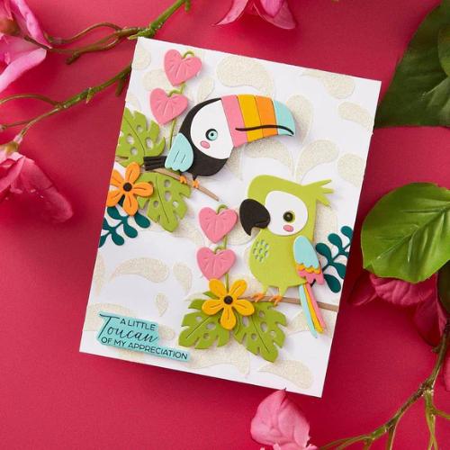 Spellbinders - Tropical Friends - Small Die of the Month