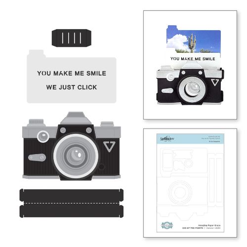 Spellbinders - Pop Up 3D Vignette Camera - Postage as per Actual