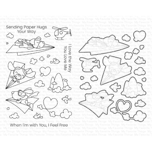 MFT - Paper Planes Stamp & Die Duo (DUO-008) - Postage as per Actual