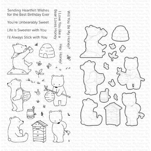 MFT - Unbearably Sweet Stamp & Die Duo (DUO-009) - Postage as per Actual