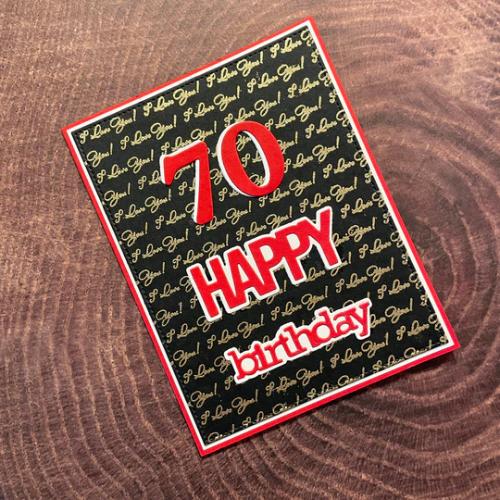 Gina K Designs DIE- Large Numbers