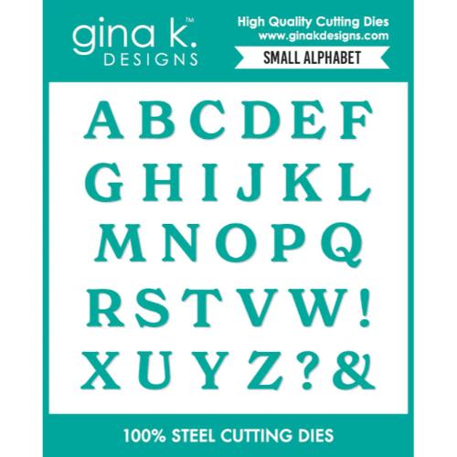 Gina K Designs DIE- Small Alphabet