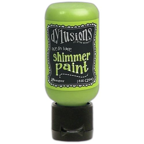 Dylusions Shimmer Paint 1oz Fresh Lime
