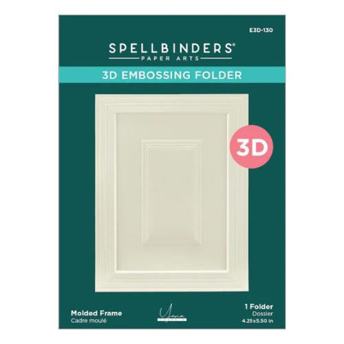 Spellbinders - Molded Frame 3D Embossing Folder from the Yana's Daisies Collection by Yana Smakula