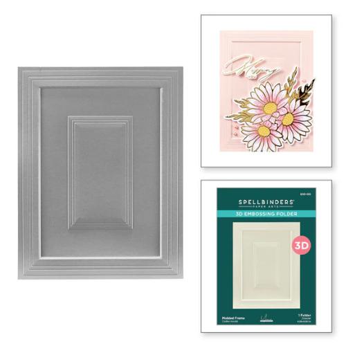 Spellbinders - Molded Frame 3D Embossing Folder from the Yana's Daisies Collection by Yana Smakula
