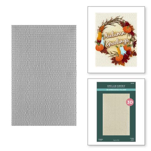 Spellbinders - Dimpled 3D Embossing Folder from the Texture & Foliage Collection by Suzanne Hue