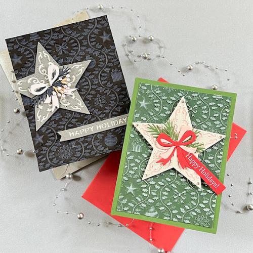 Spellbinders - Country Christmas 3D Embossing Folder from the Country Christmas Collection by Annie Williams
